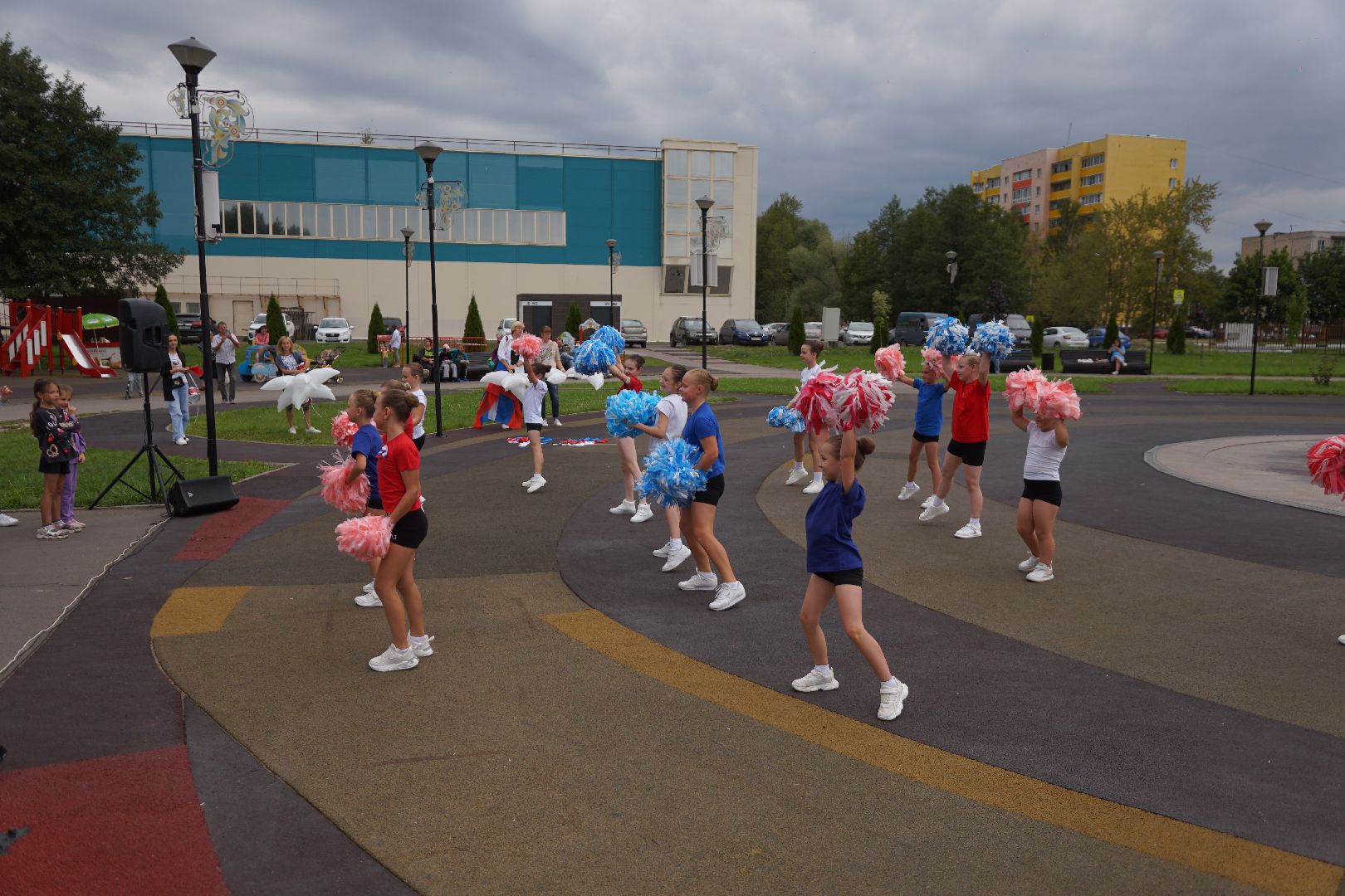 Егорьевск, парк, дети, день флага россии, природа, культура, подмосковье,