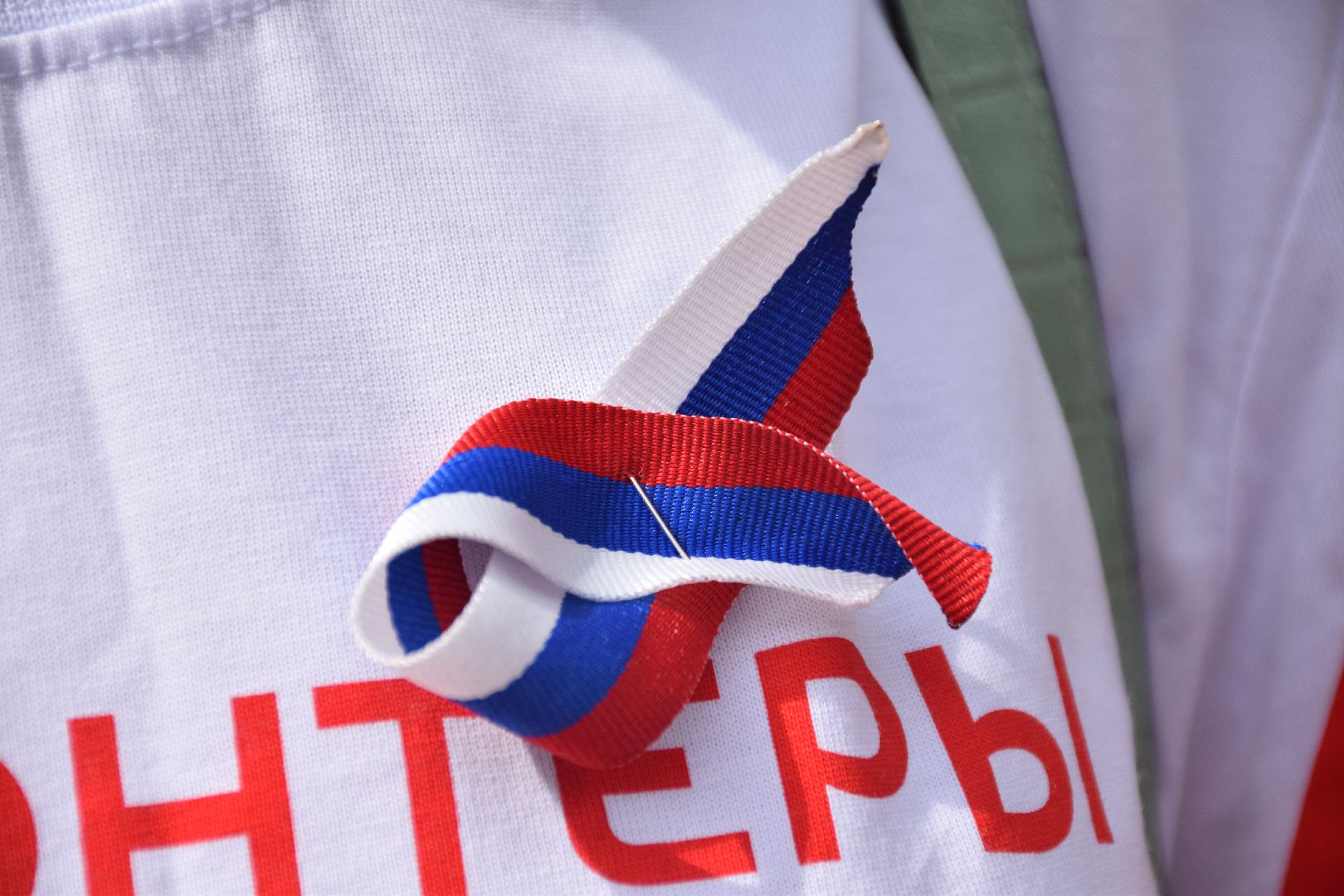 Павловский Посад, городской округ Павловский Посад, люди, парк, волонтёры, летны, флаг, праздник