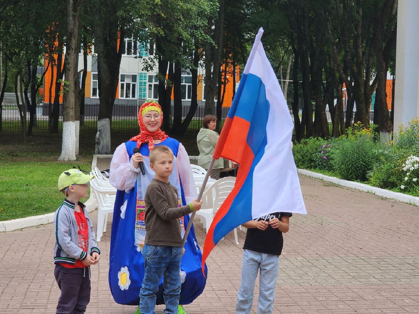 Красноармейск, Пушкинский, день флага, связь поколений
