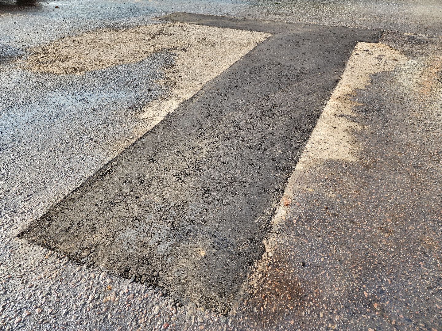 Домодедово, Подмосковье, улица Текстильщиков, ремонт дорог, ямочный ремонт, дорожное покрытие, качественные дороги