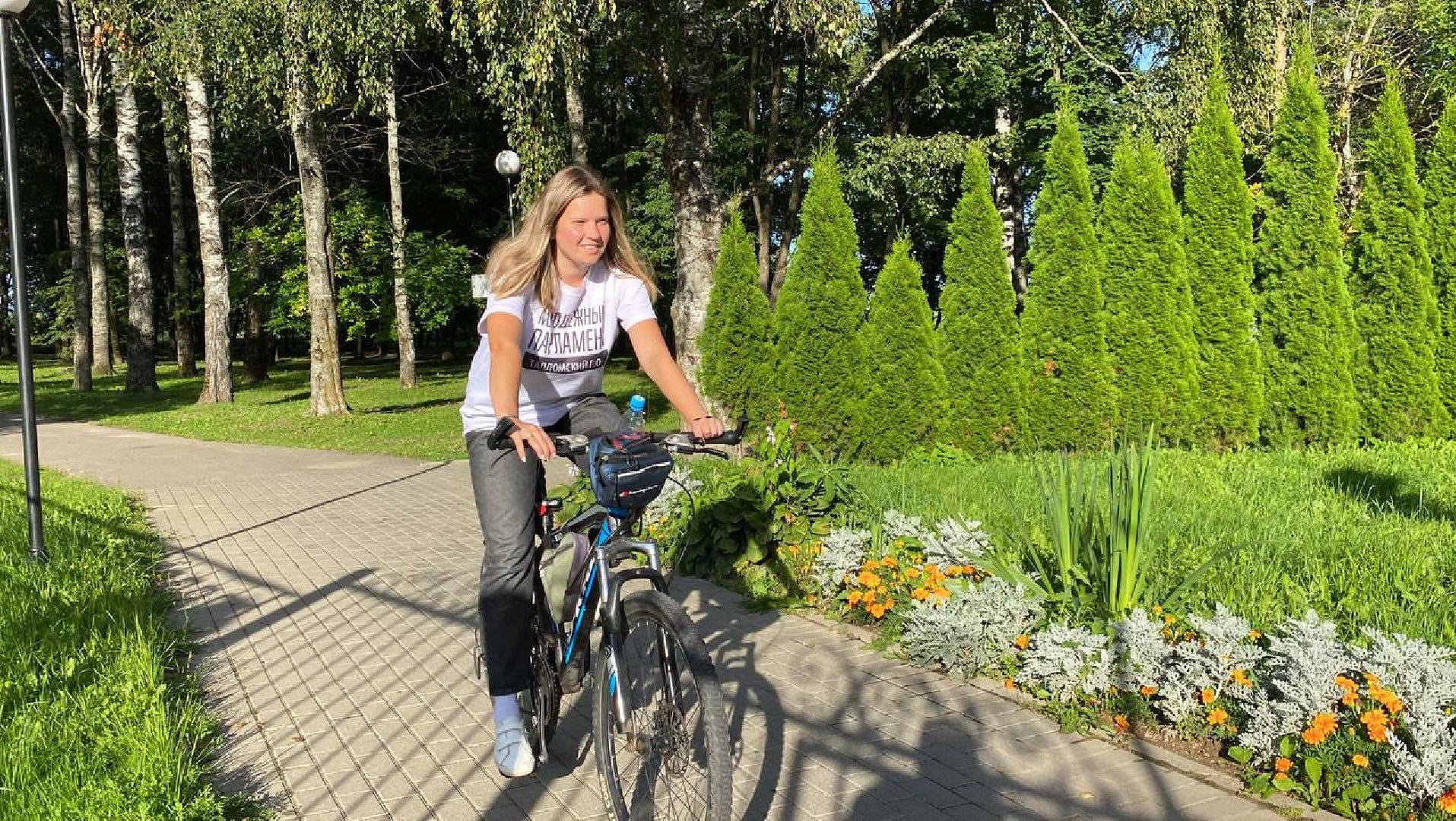 #велопробег, #молодаягвардия, #талдом. #единароссия, #спорт, #флаг