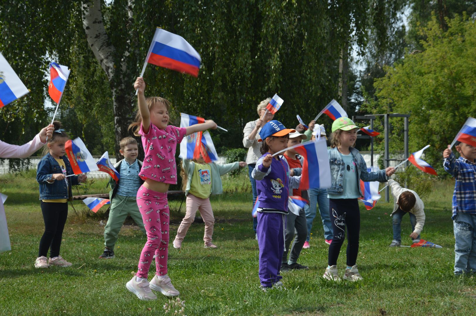Шатура, Петровское, Российский флаг, #триколор