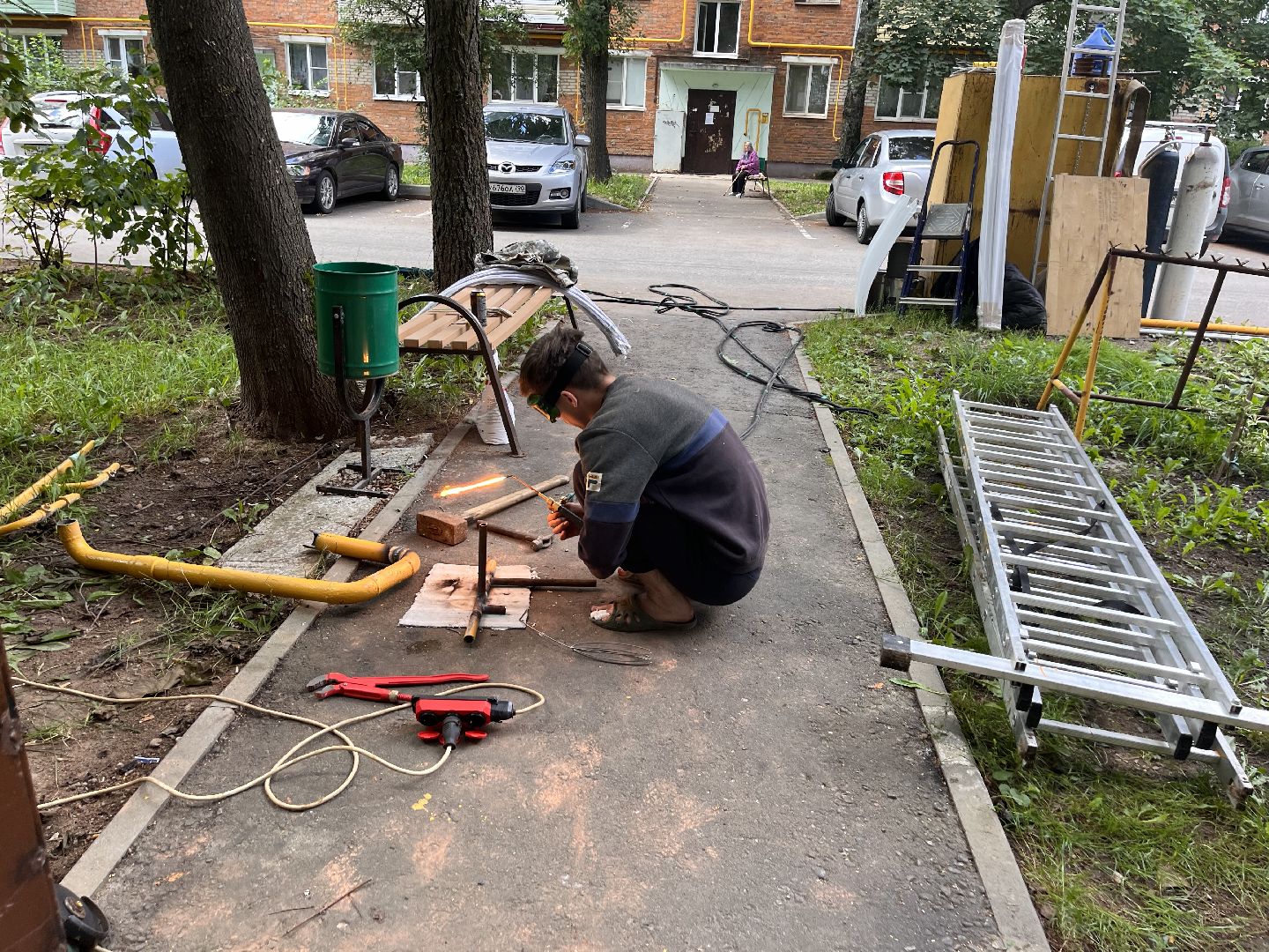 Шаховская, газ, замена газовых труб