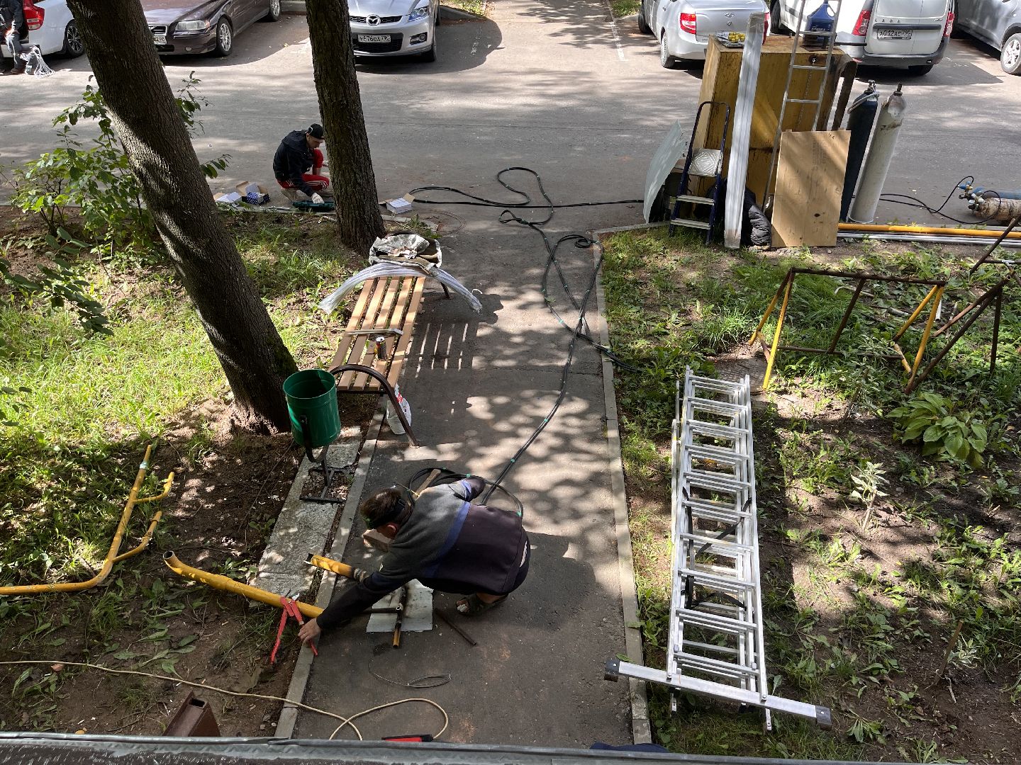 Шаховская, газ, замена газовых труб