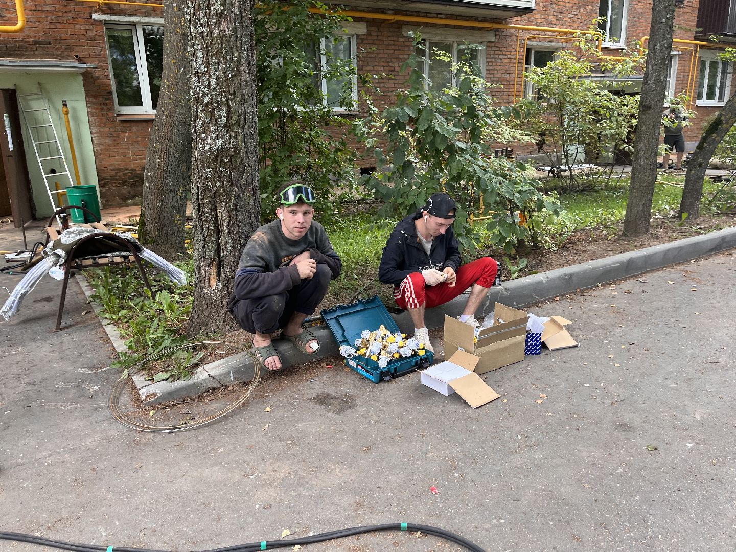 Шаховская, газ, замена газовых труб