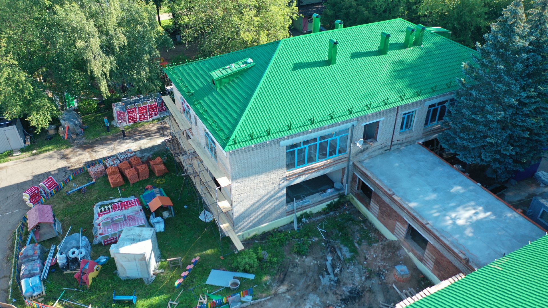 садик,видео с коптера,