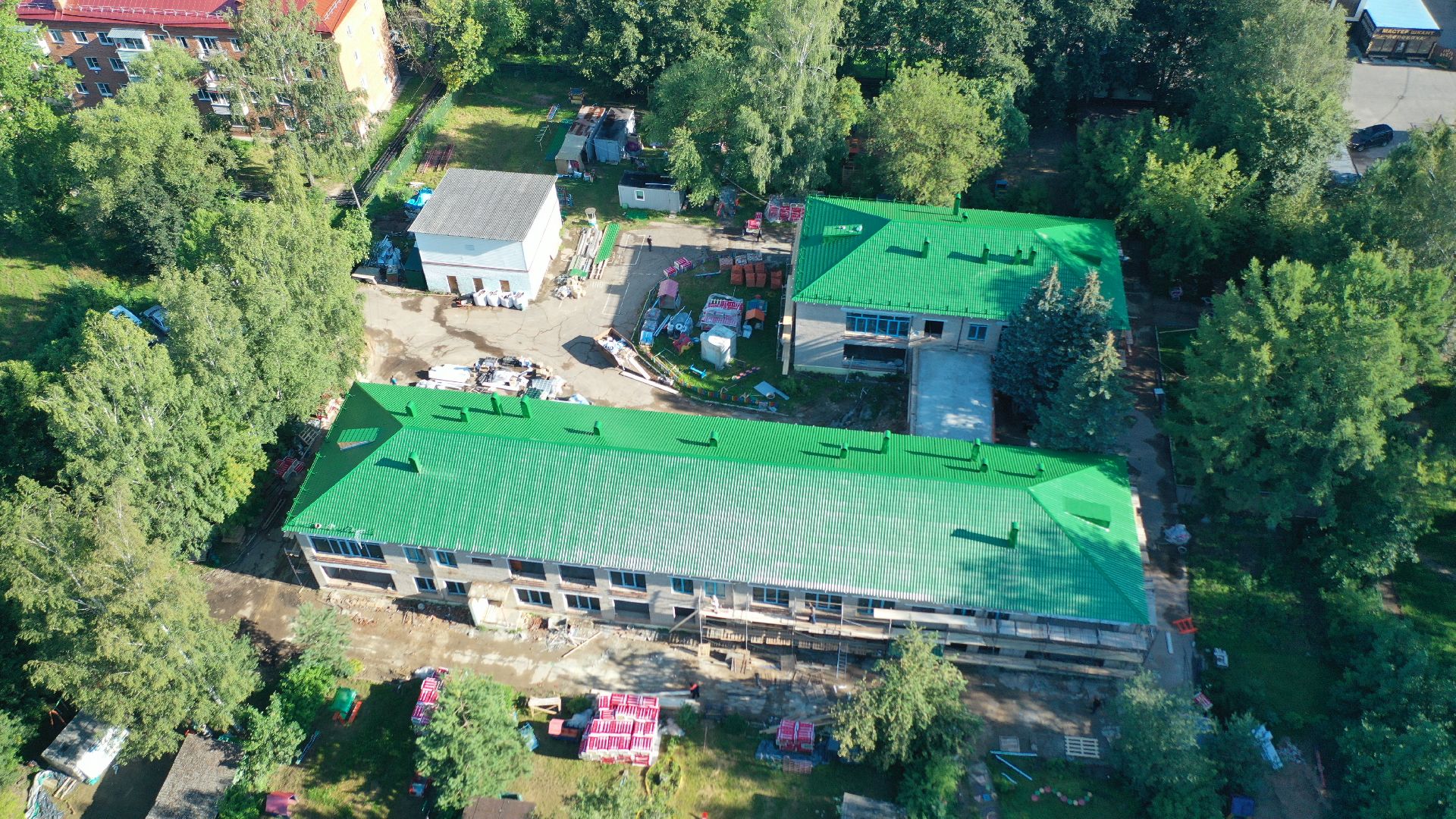 садик,видео с коптера,