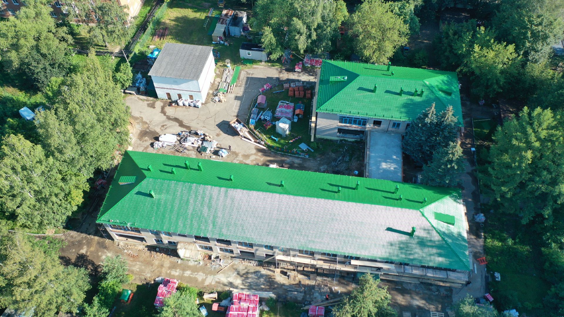 садик,видео с коптера,