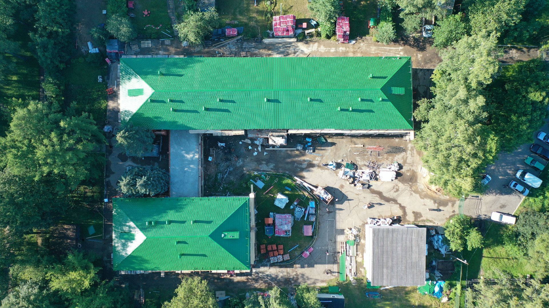 садик,видео с коптера,