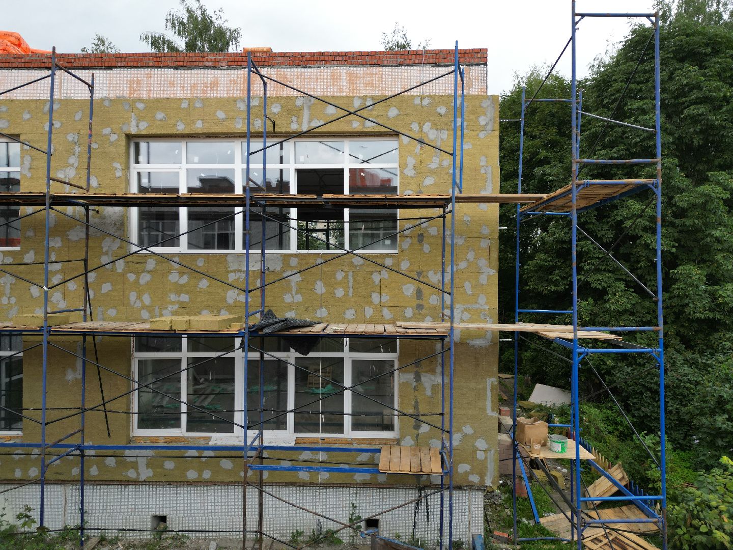 садик, лосино-петровский, ремонт,видео с коптера,