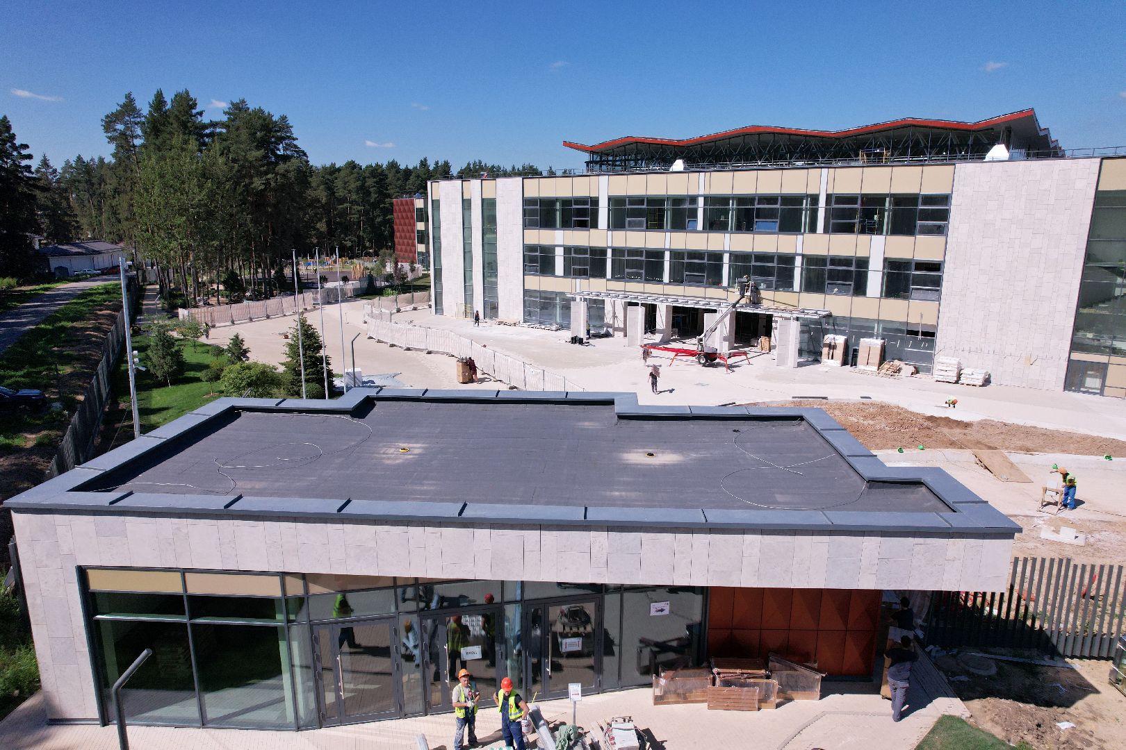 лицей, истра,видео с коптера,