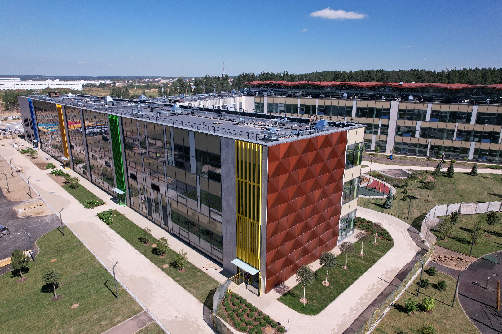 лицей, истра,видео с коптера,