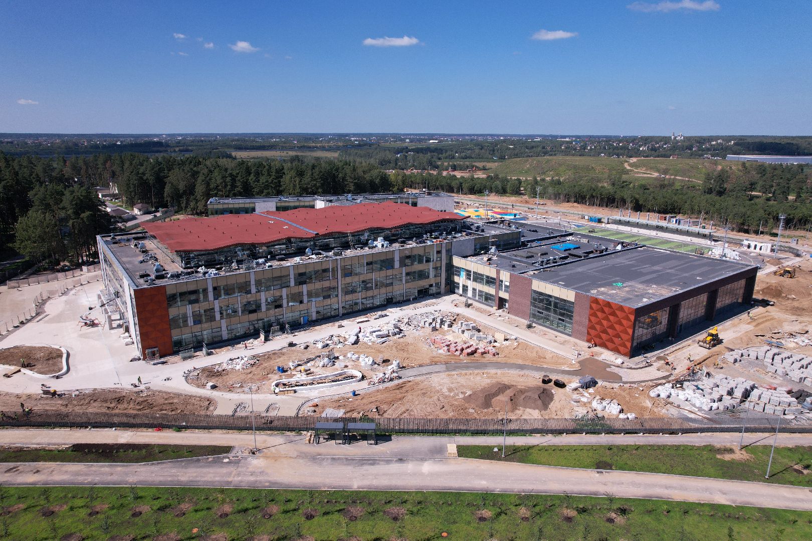 лицей, истра,видео с коптера,