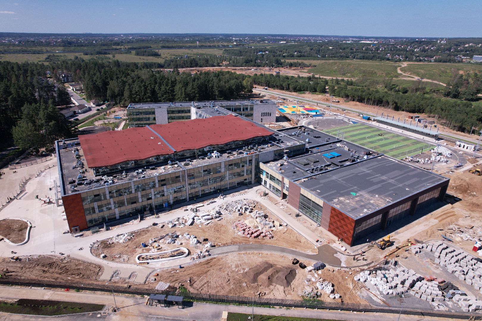 лицей, истра,видео с коптера,