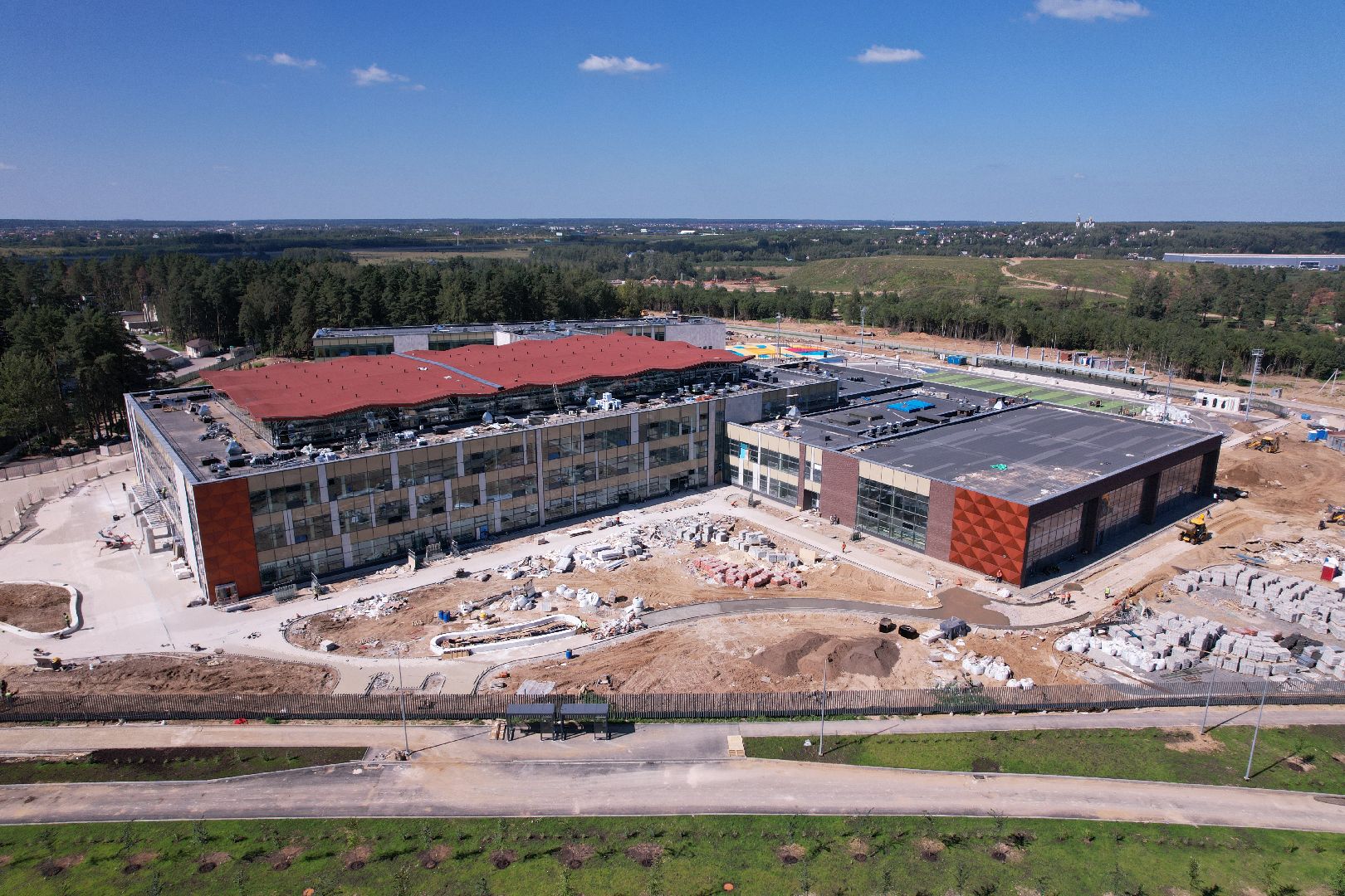 лицей, истра,видео с коптера,