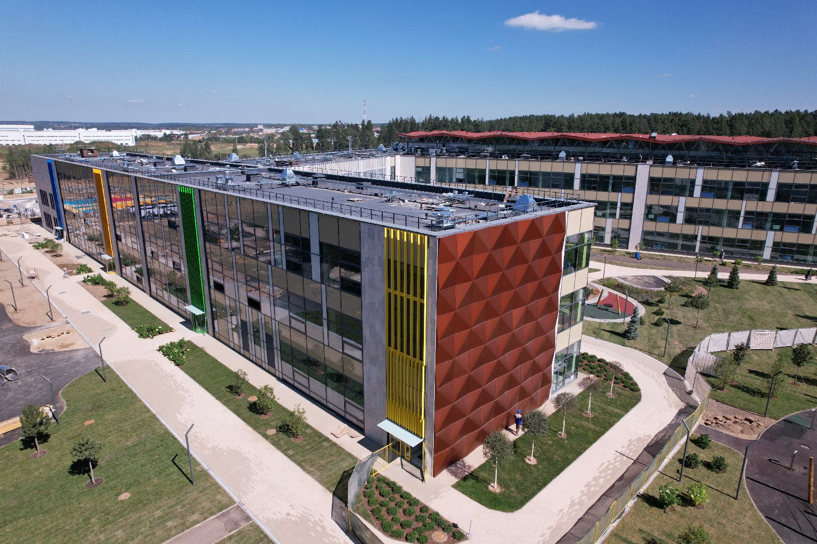 лицей, истра,видео с коптера,