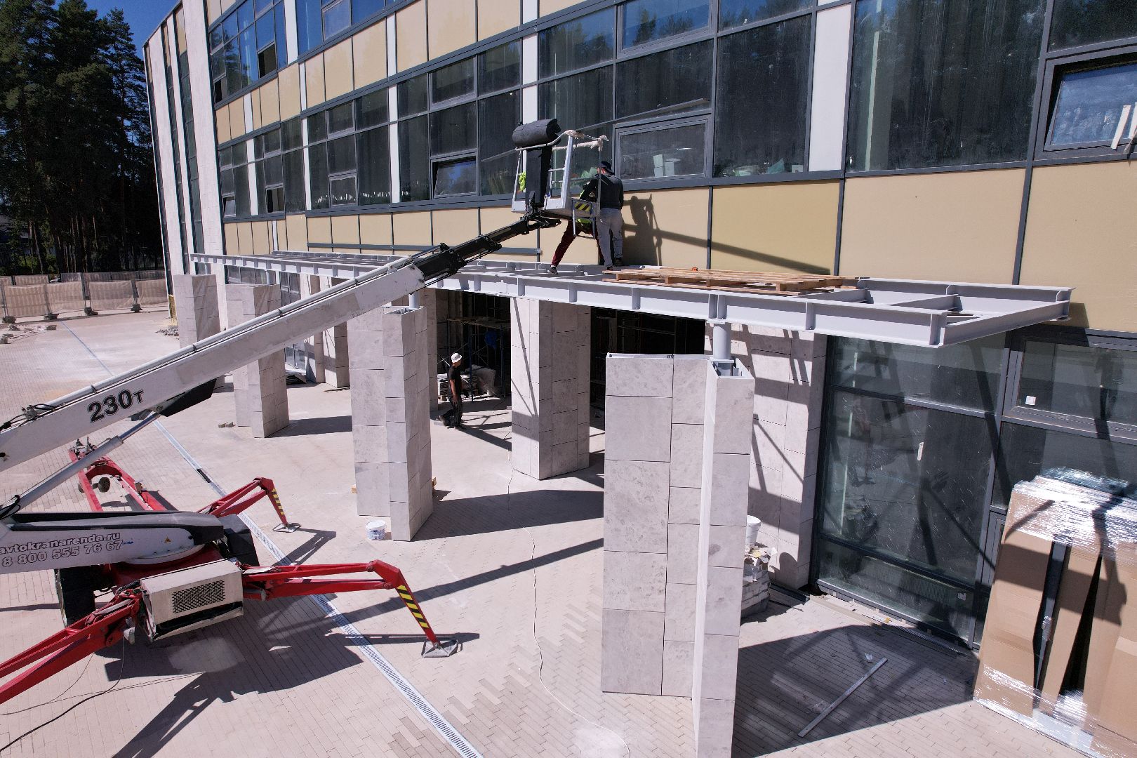 лицей, истра,видео с коптера,