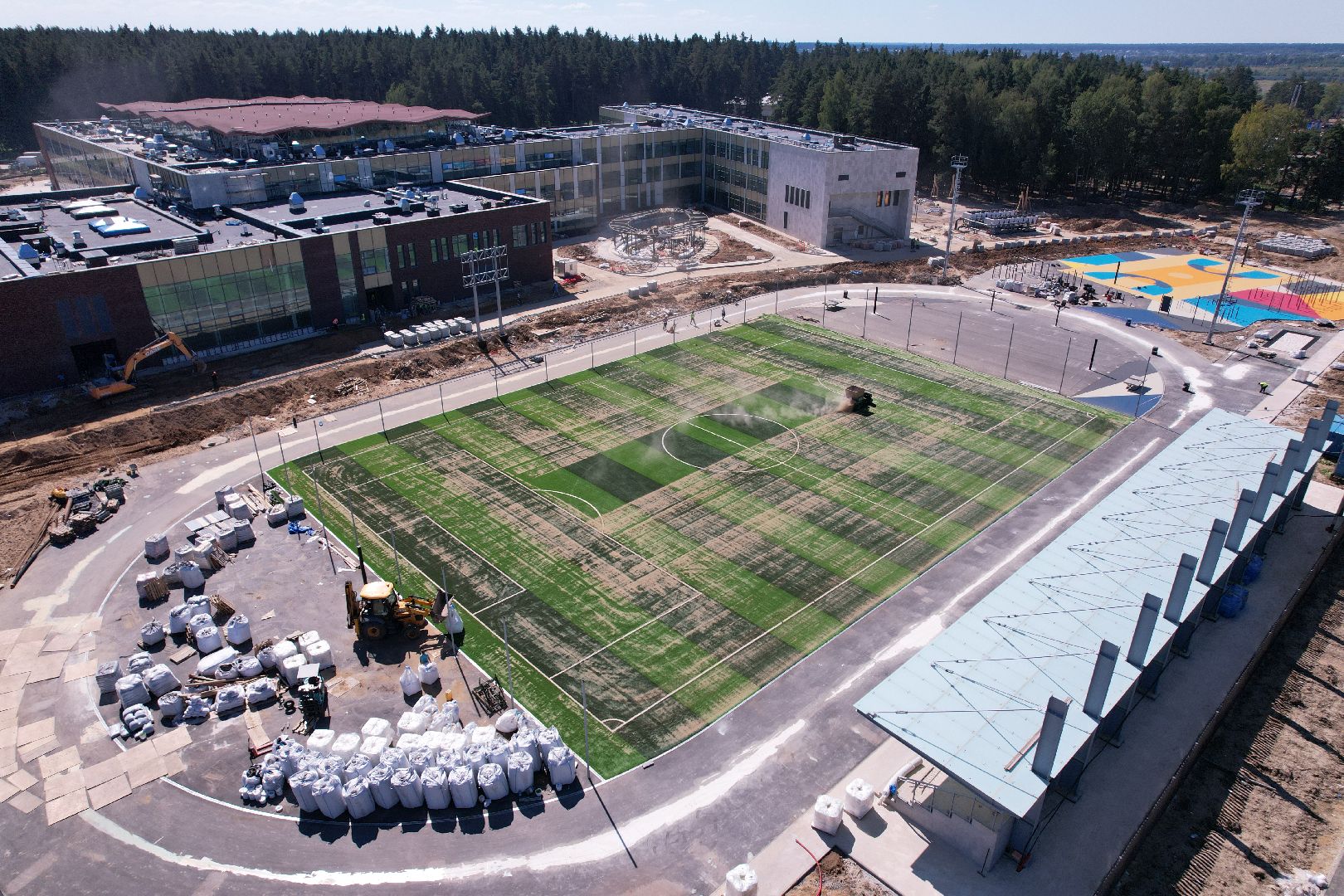 лицей, истра,видео с коптера,