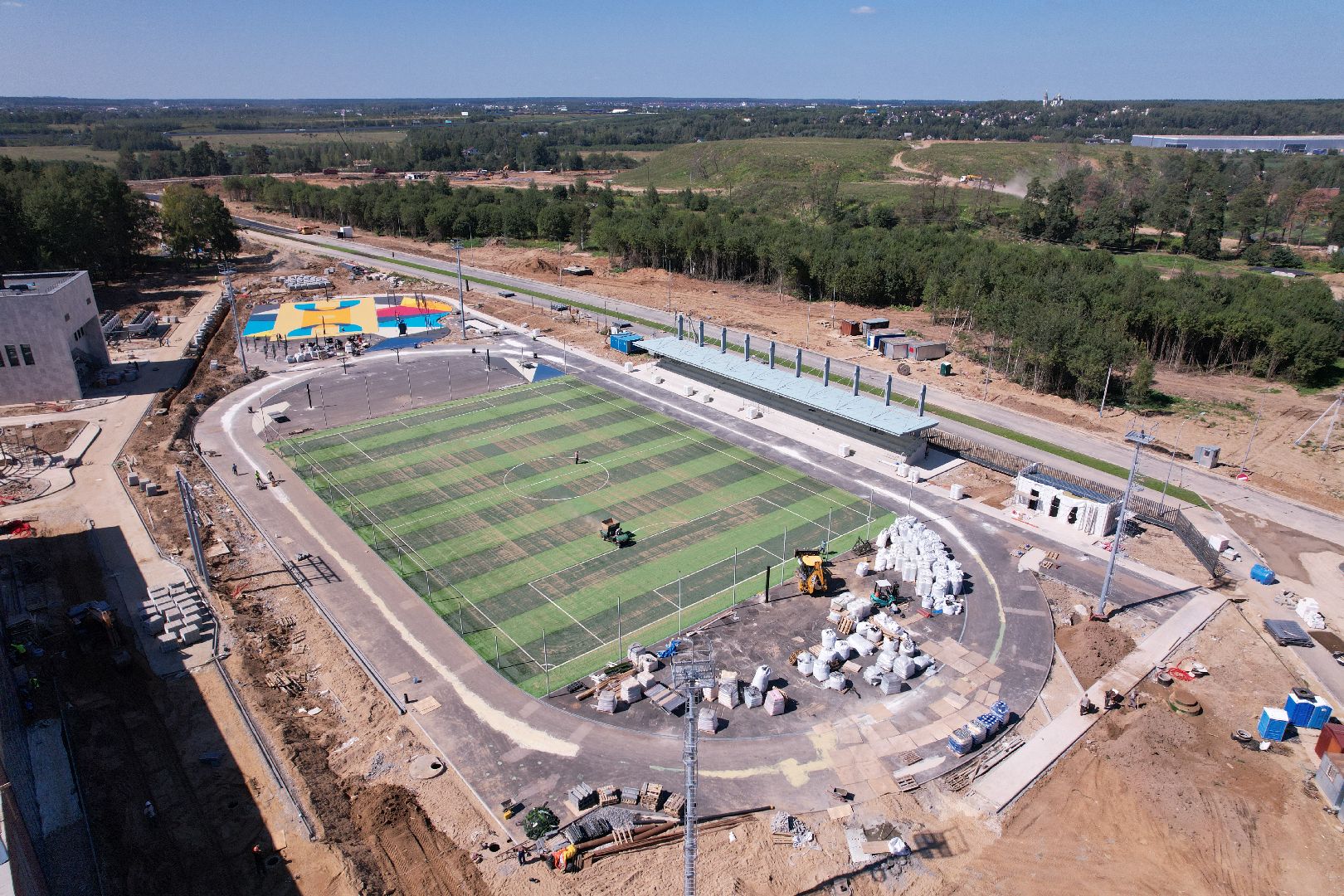 лицей, истра,видео с коптера,