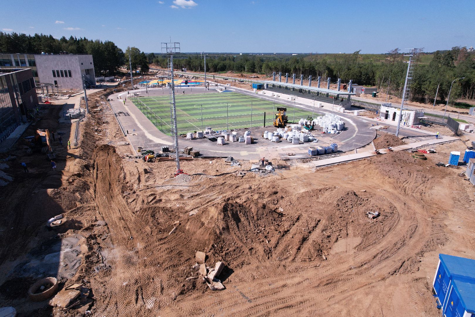 лицей, истра,видео с коптера,