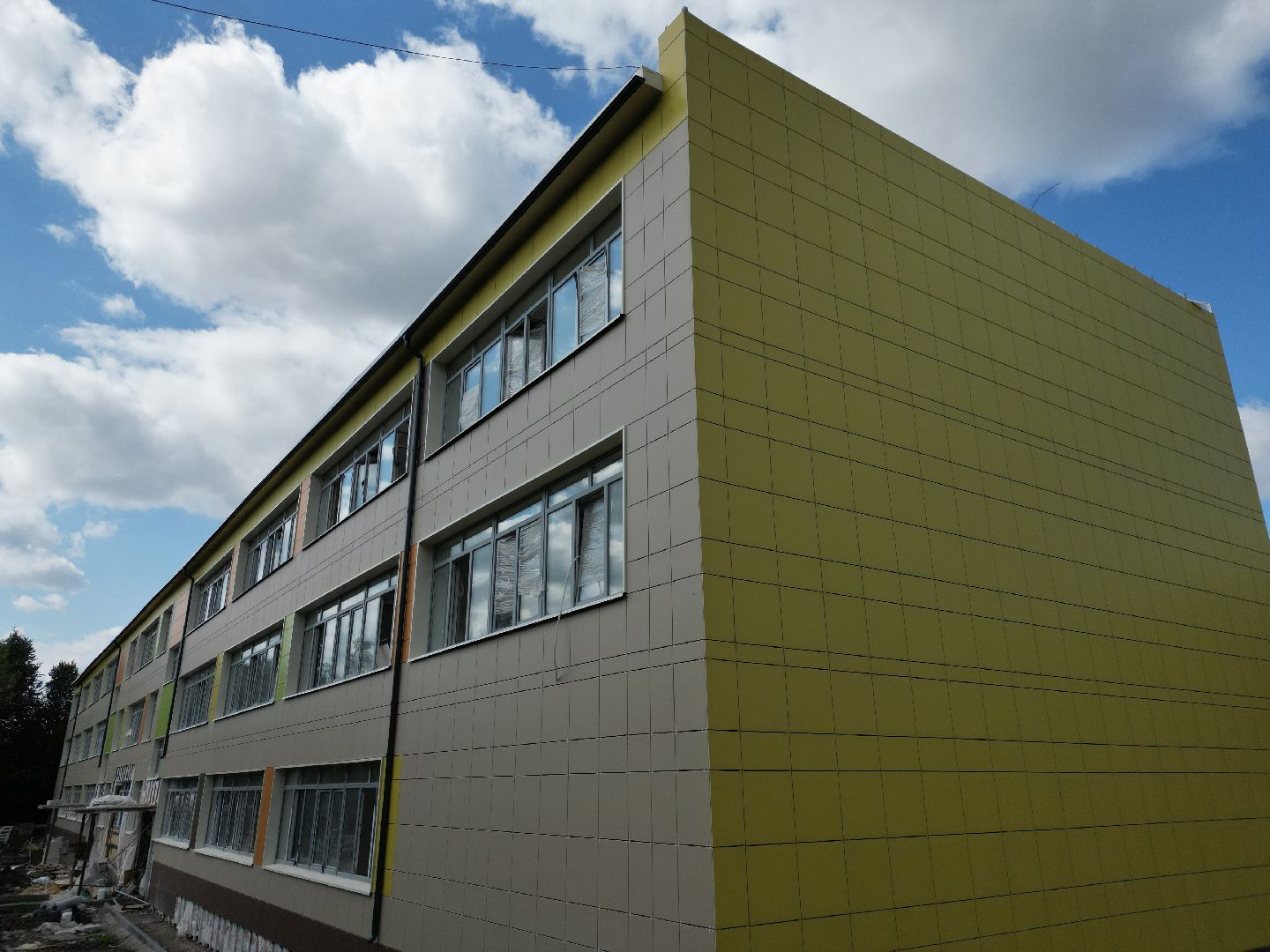 школа, серебряные пруды,видео с коптера,