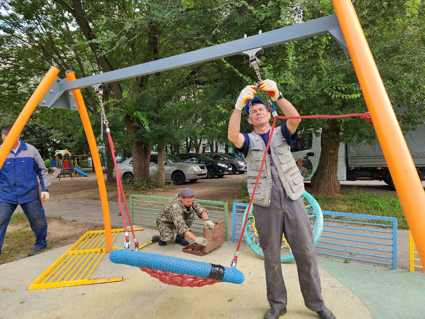 детская игровая площадка, Воскресенск, добродел, дети, благоустройство дворов, ремонт,