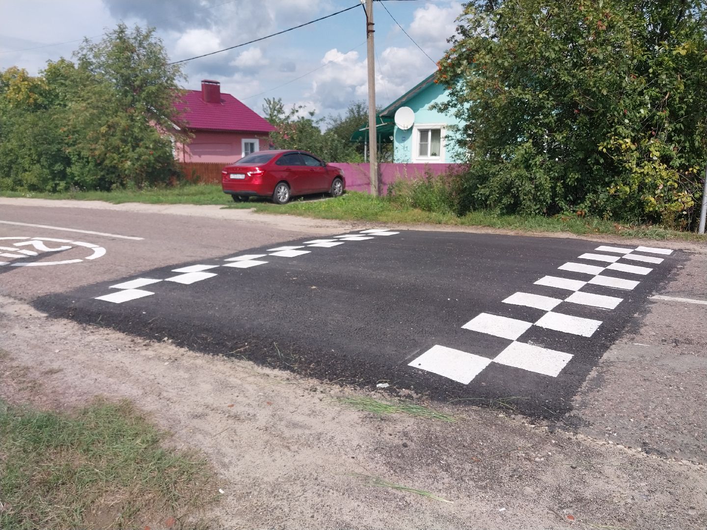 Коломна, дороги, разметка, лежачие полицейские