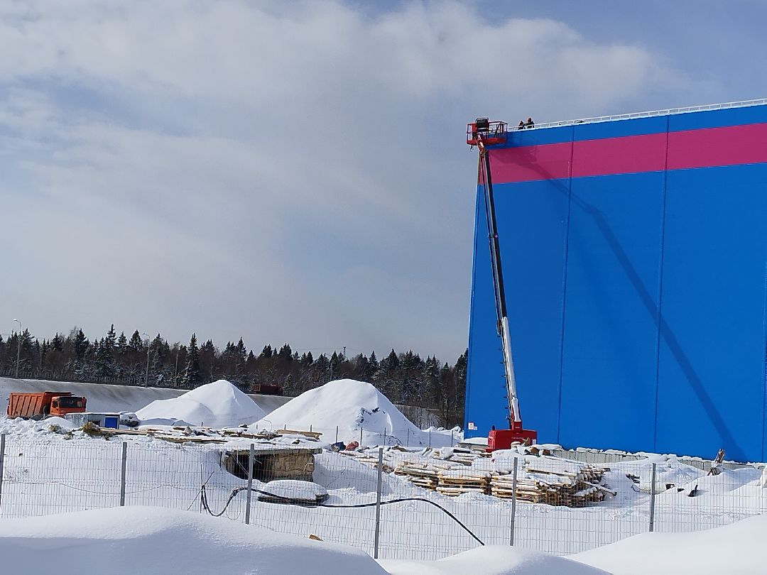 Истра, OZON, пожар, строительство