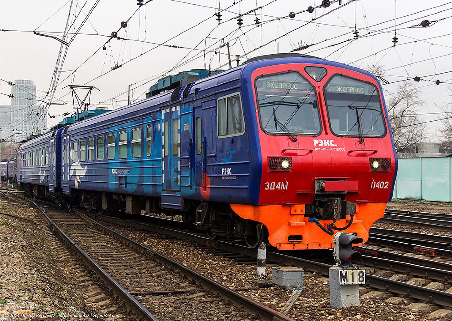 региональный экспресс, электропоезд, электричка, РЭКС, Одинцово