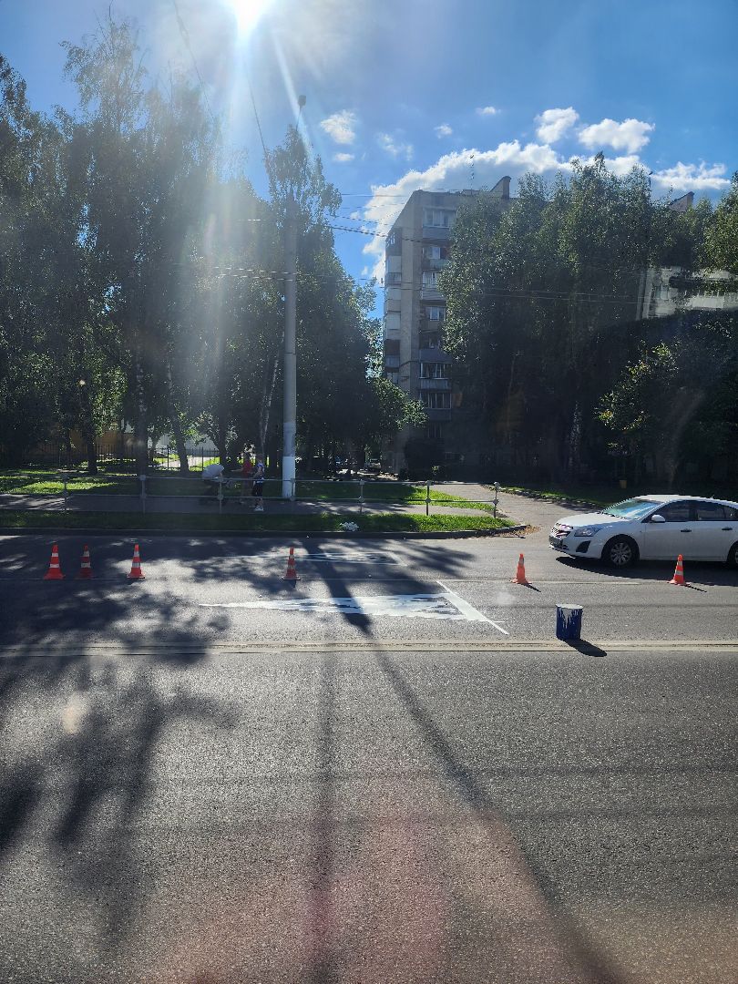 Подольск, разметка, дороги, школы, дети, безопасность