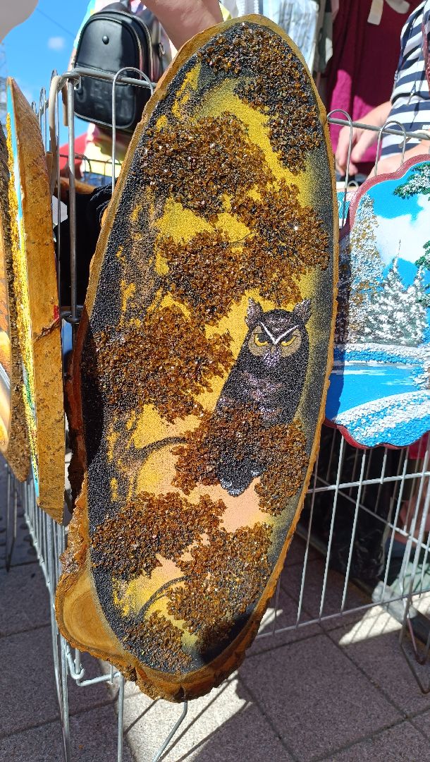 Лобня, ярмарка, мёд, картина