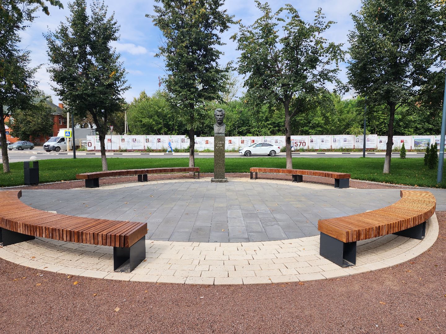 Бронницы, благоустройство, площадь имени Тимофеева открыли после масштабной реконструкции