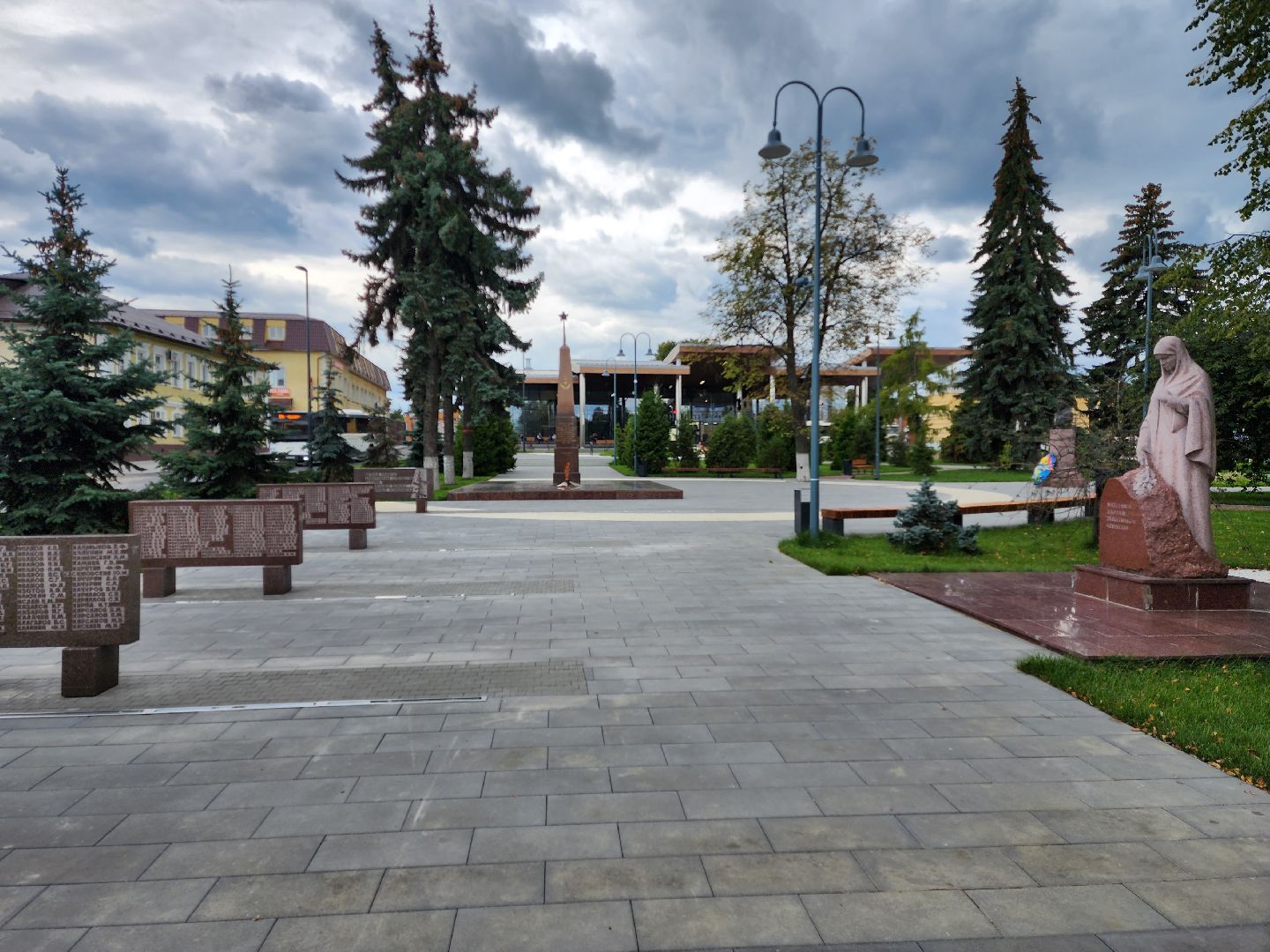 Бронницы, благоустройство, площадь имени Тимофеева открыли после масштабной реконструкции