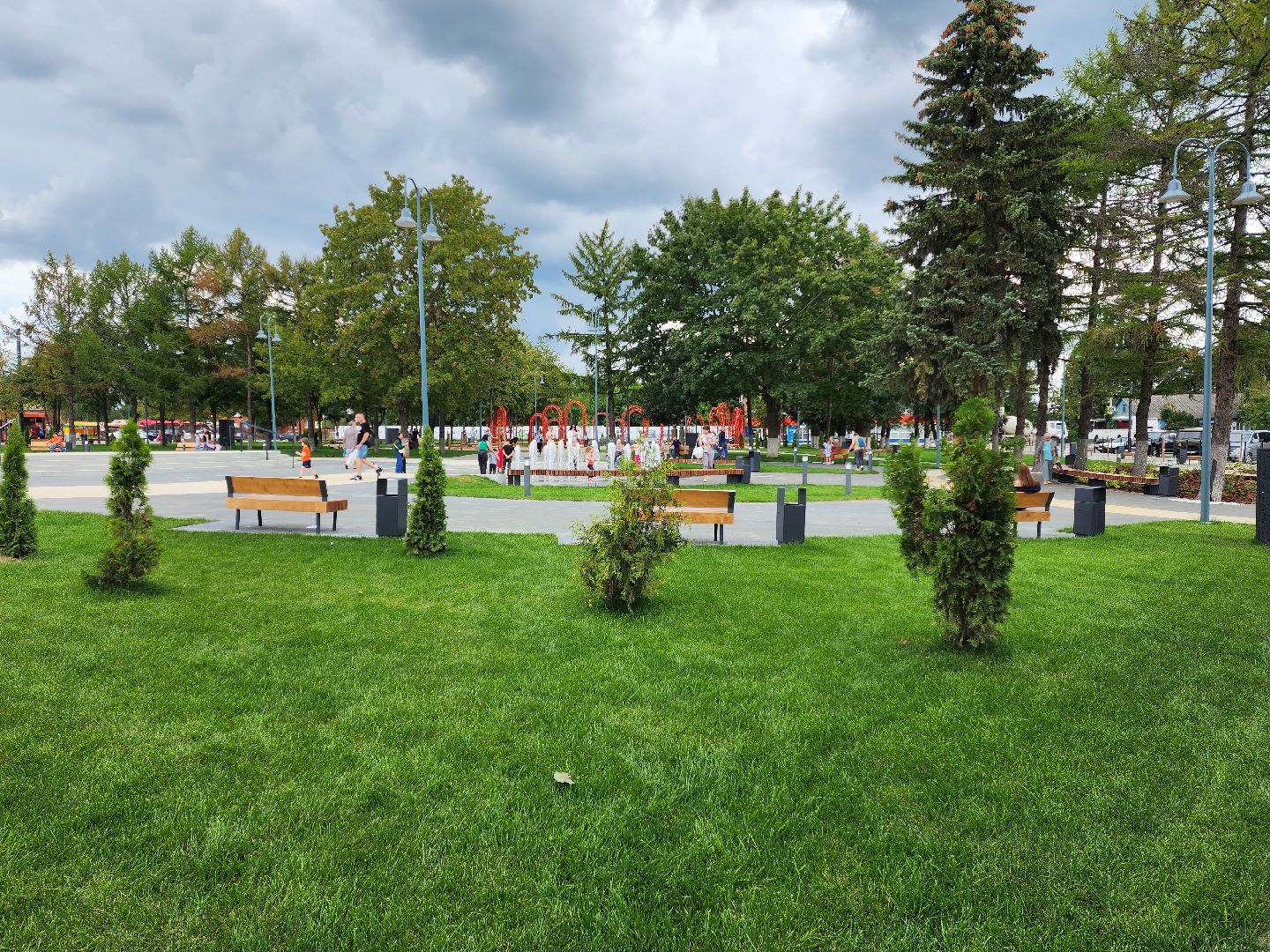 Бронницы, благоустройство, площадь имени Тимофеева открыли после масштабной реконструкции