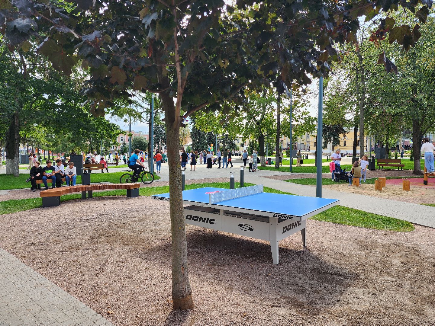 Бронницы, благоустройство, площадь имени Тимофеева открыли после масштабной реконструкции