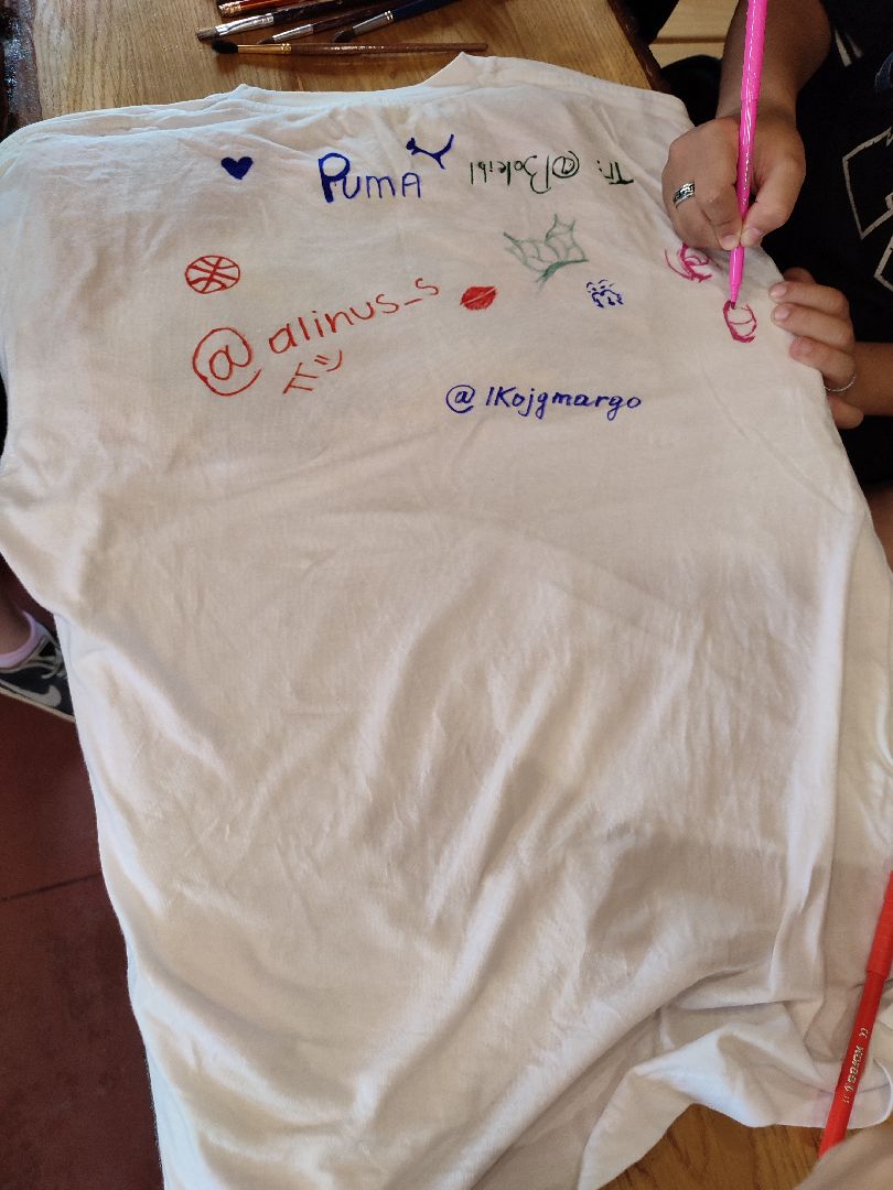 #мастеркласс, #дети, #росписьодежды, #талдомскийокруг, #запрудня, #творчество