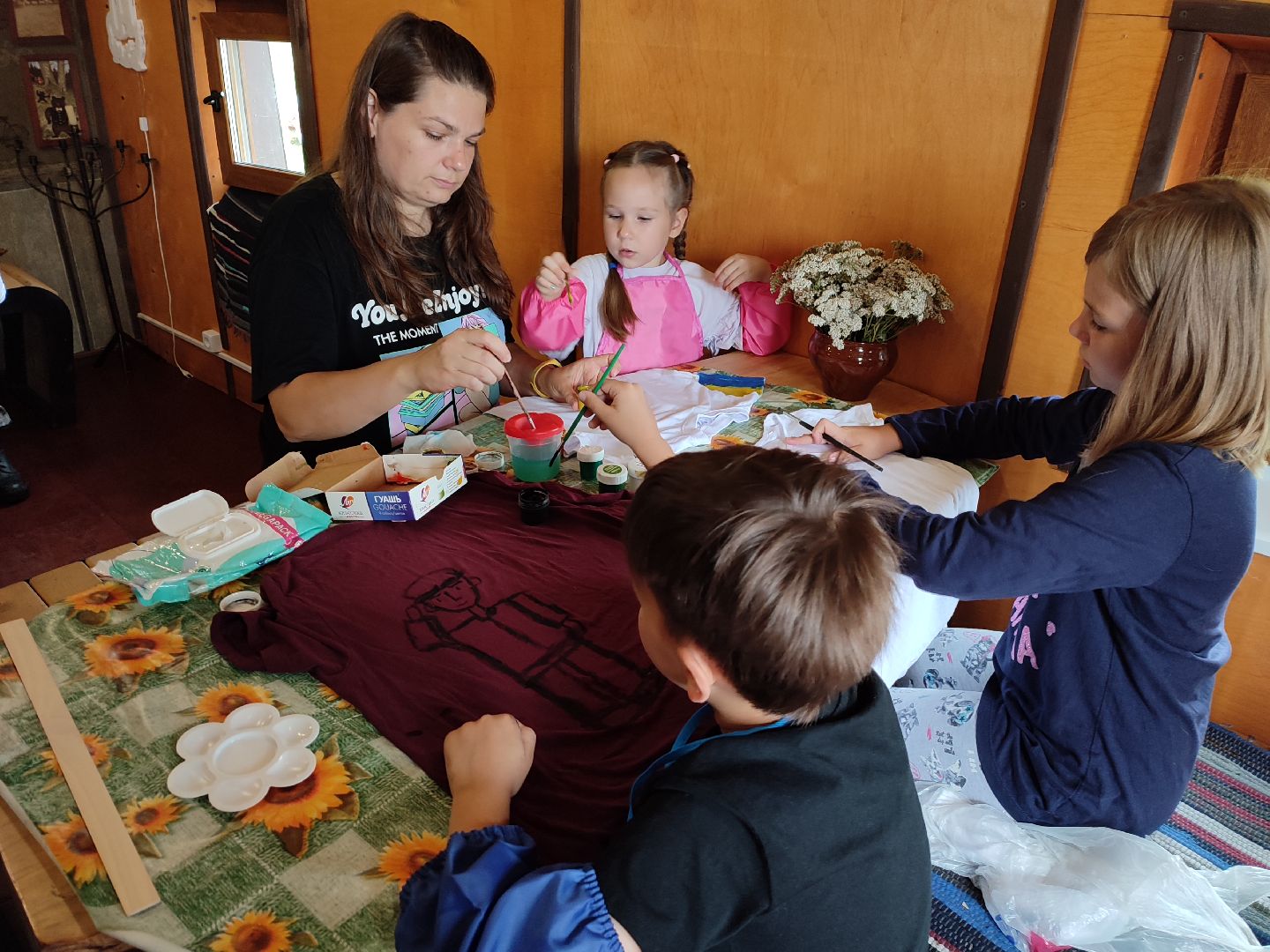 #мастеркласс, #дети, #росписьодежды, #талдомскийокруг, #запрудня, #творчество