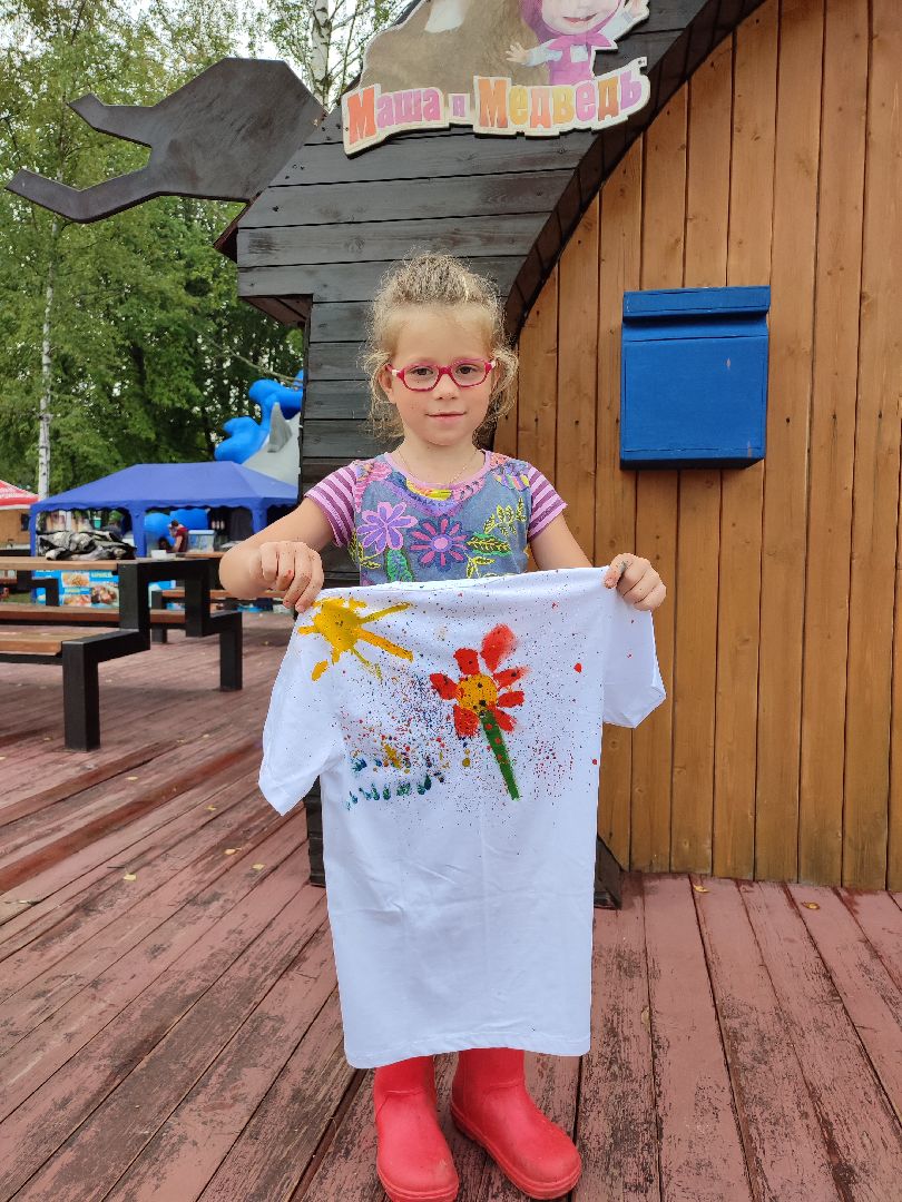 #мастеркласс, #дети, #росписьодежды, #талдомскийокруг, #запрудня, #творчество