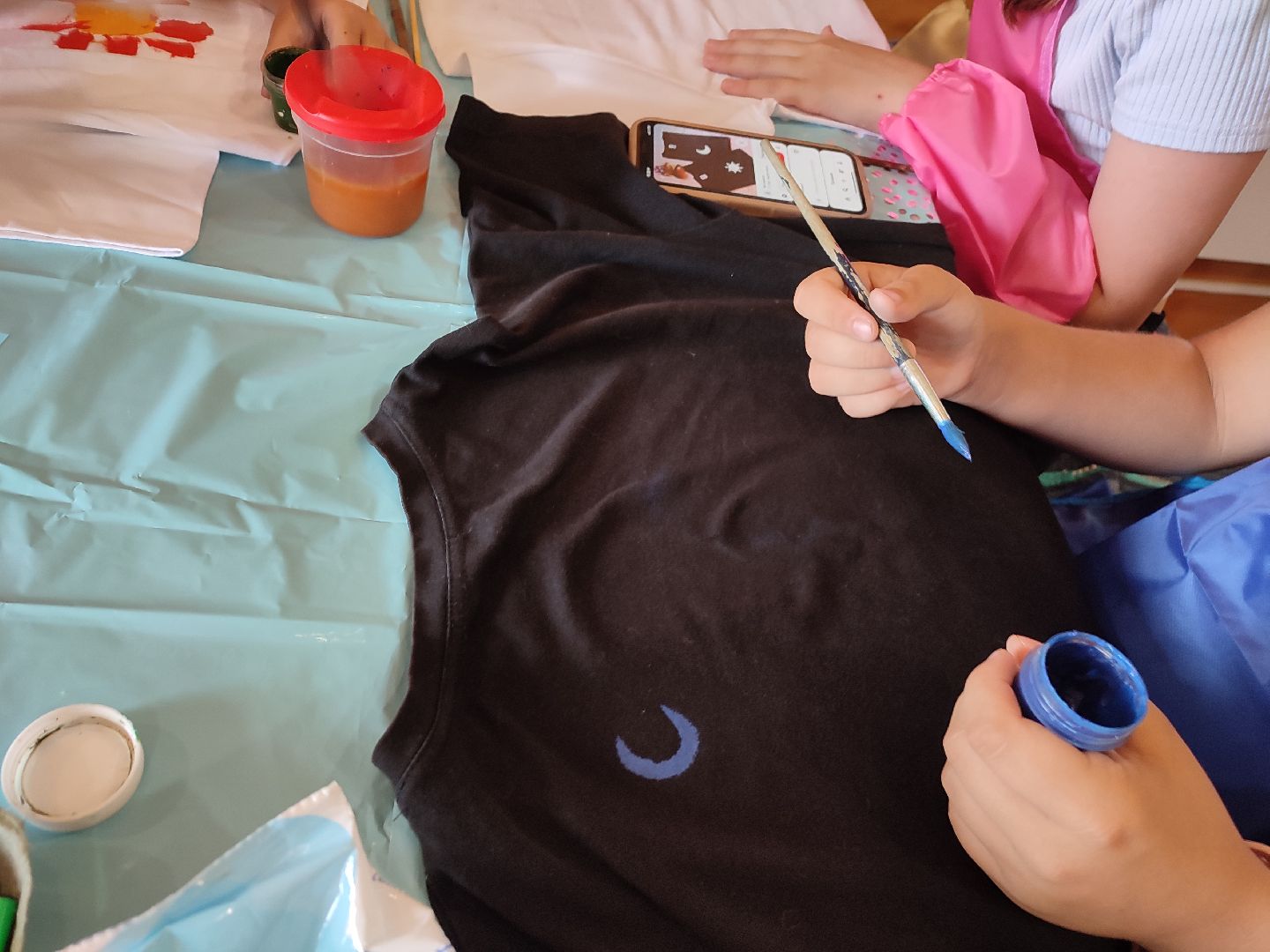 #мастеркласс, #дети, #росписьодежды, #талдомскийокруг, #запрудня, #творчество