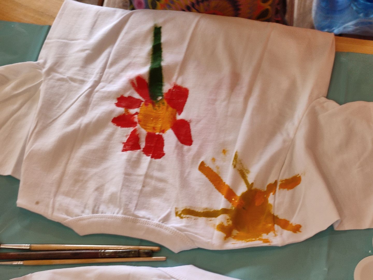 #мастеркласс, #дети, #росписьодежды, #талдомскийокруг, #запрудня, #творчество