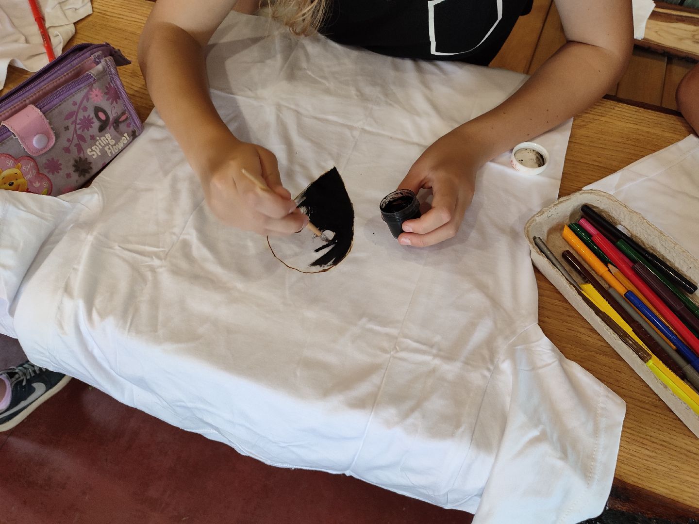 #мастеркласс, #дети, #росписьодежды, #талдомскийокруг, #запрудня, #творчество