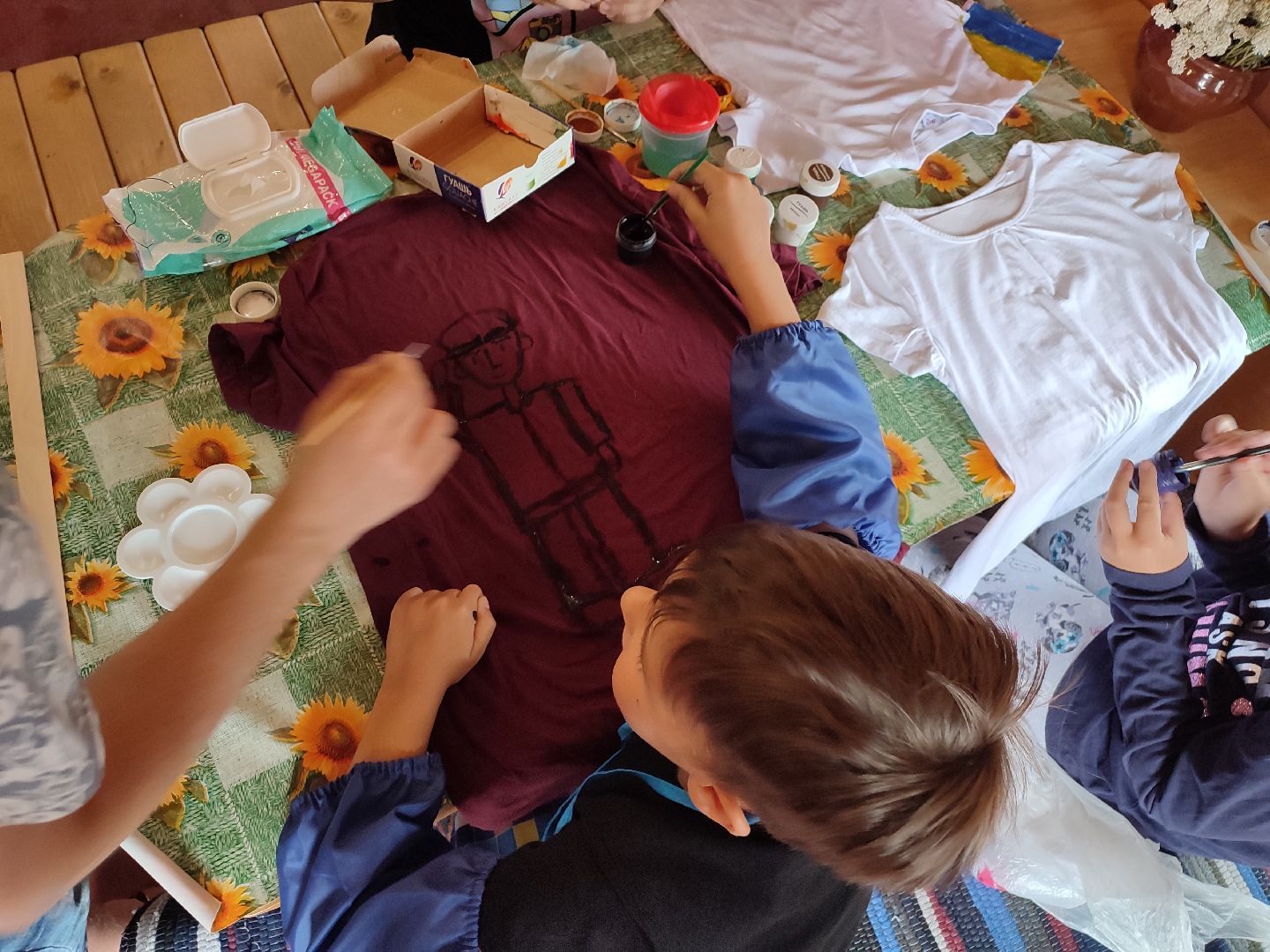 #мастеркласс, #дети, #росписьодежды, #талдомскийокруг, #запрудня, #творчество