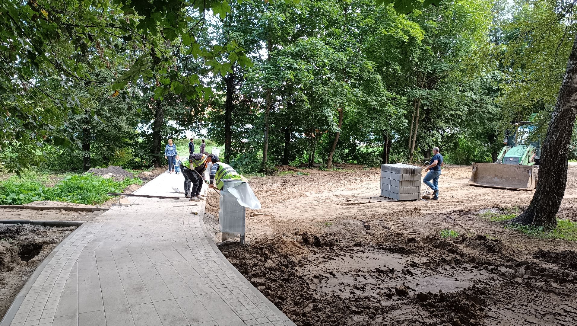 Лобня, благоустройство, сквер