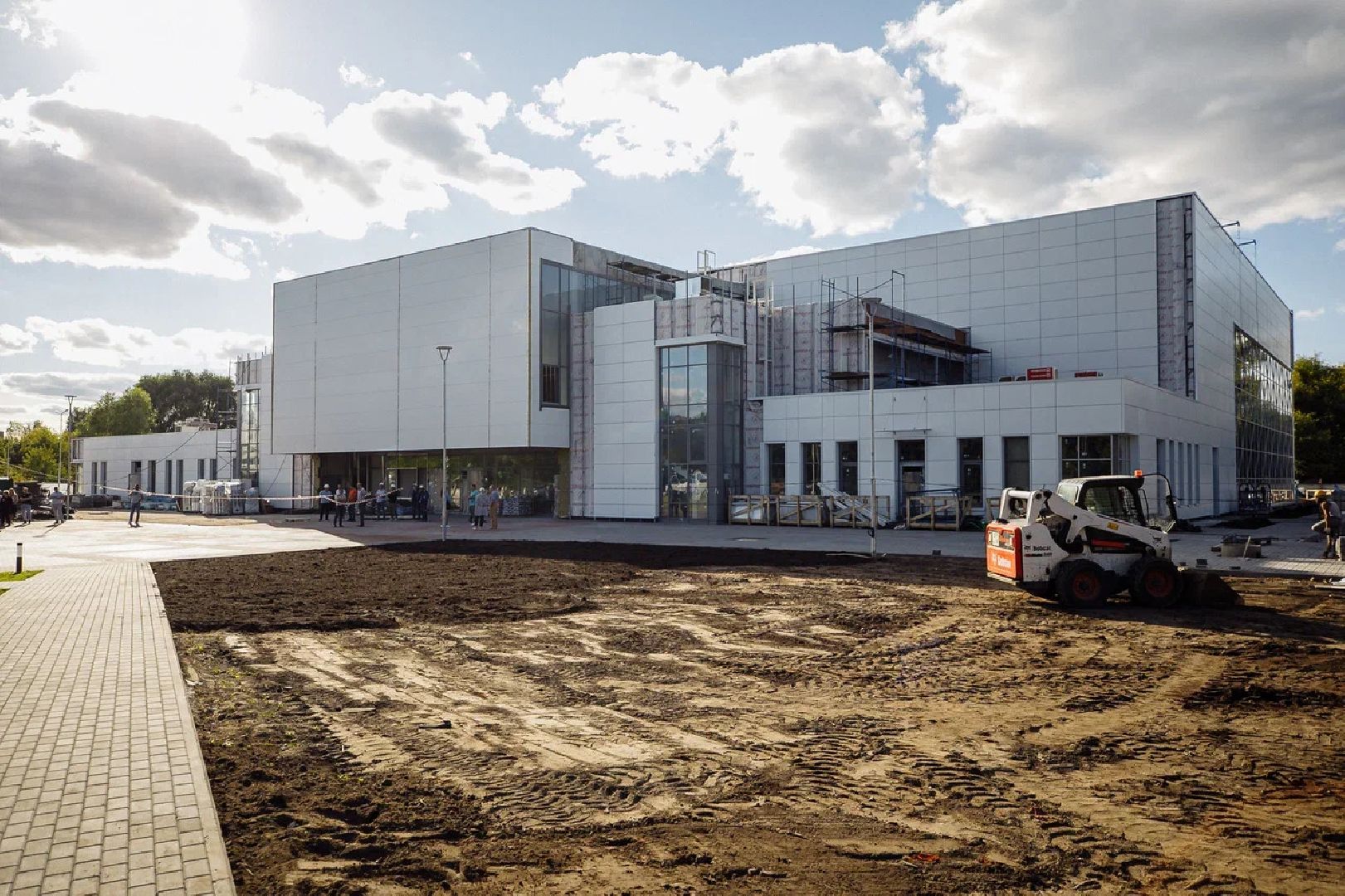 Строительство, ФОК, ледовая арена,