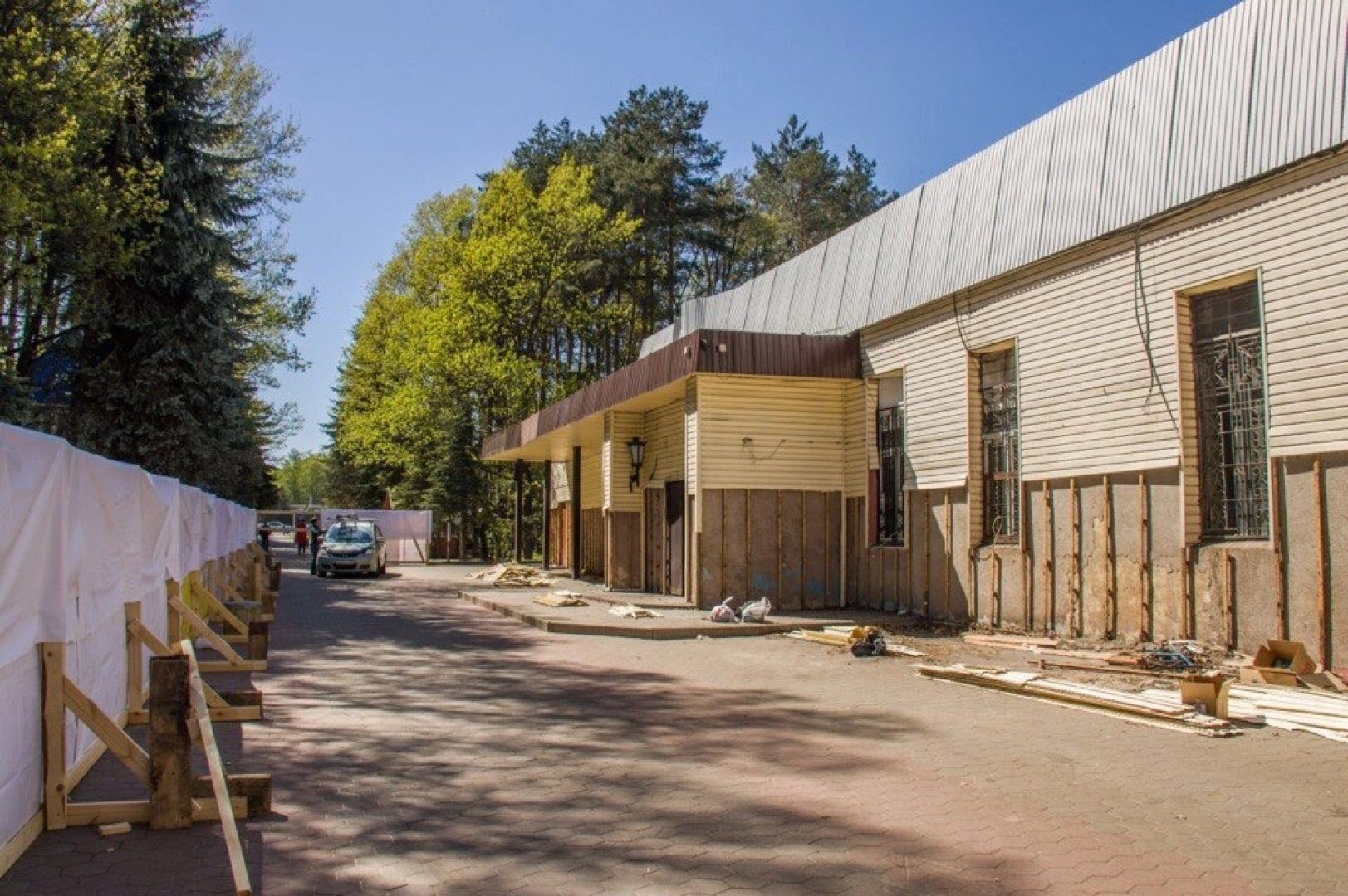 Домодедово, парки Подмосковья, народная стройка, парк Елочки, комсомольцы, партия, ДЦ Модуль, активисты, волонтеры