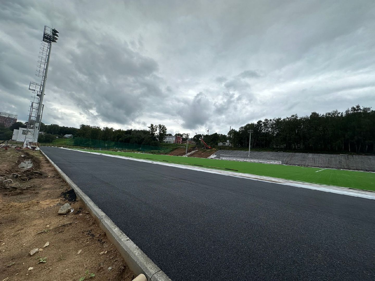 Строительство спортивного ядра, стадион в Наро-Фоминске, комплекс Трудовые резервы