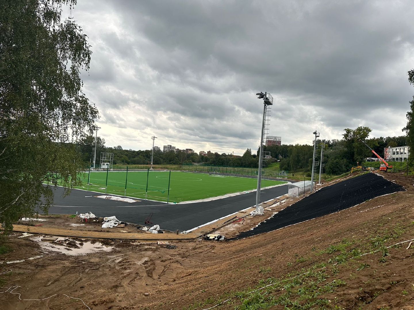 Строительство спортивного ядра, стадион в Наро-Фоминске, комплекс Трудовые резервы