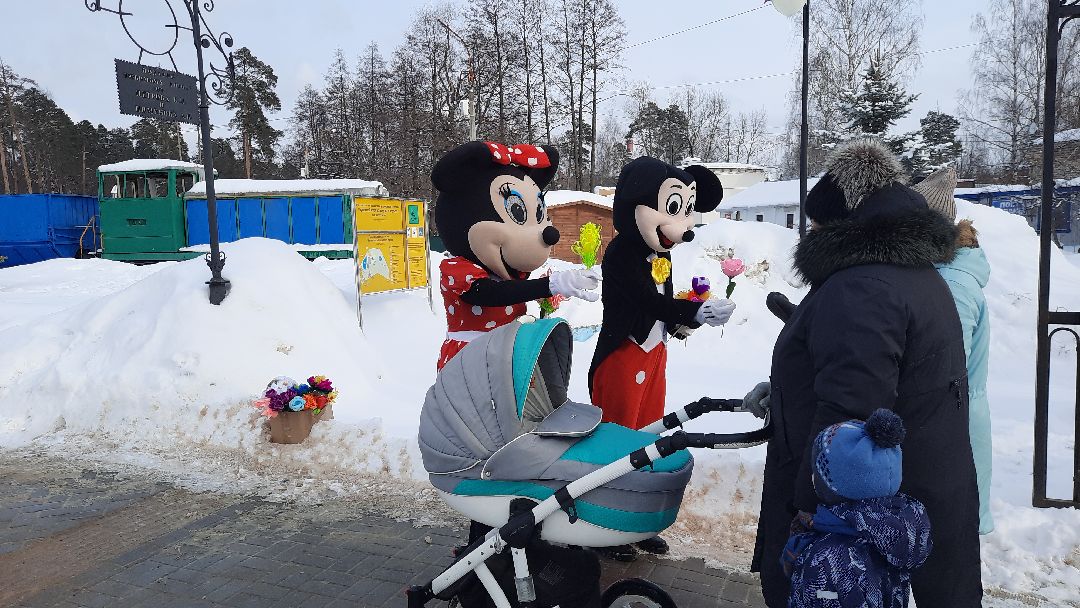 8 марта, парк, им, Гагарина, народное, гуляние, Шатура