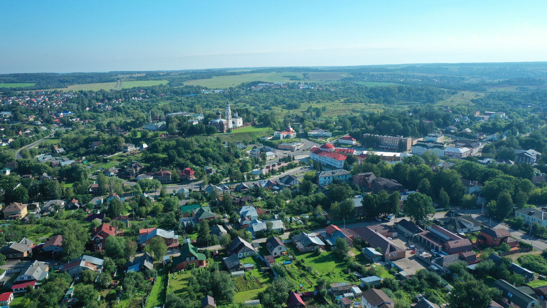 волоколамск, туризм,видео с коптера,