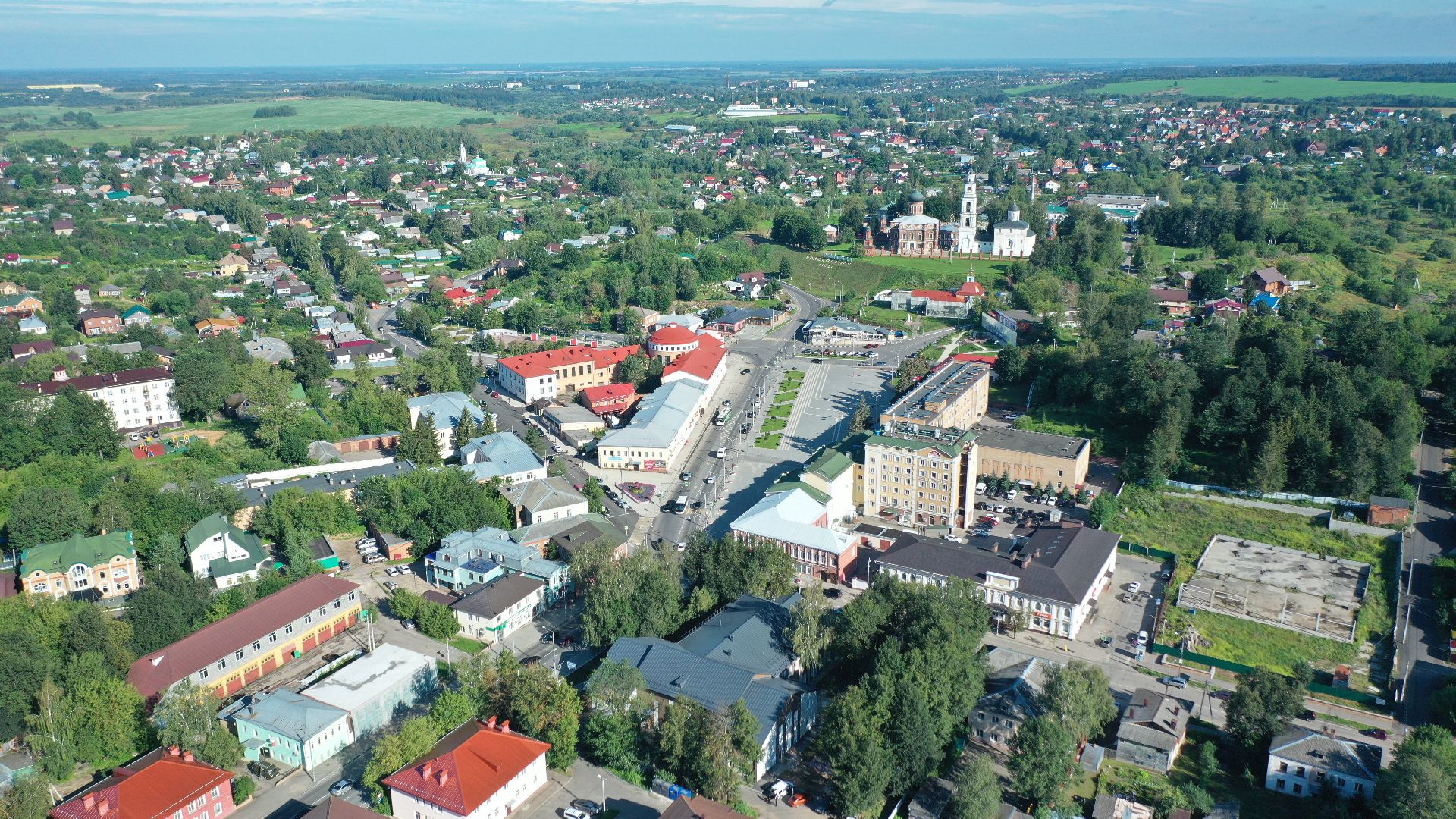 волоколамск, туризм,видео с коптера,